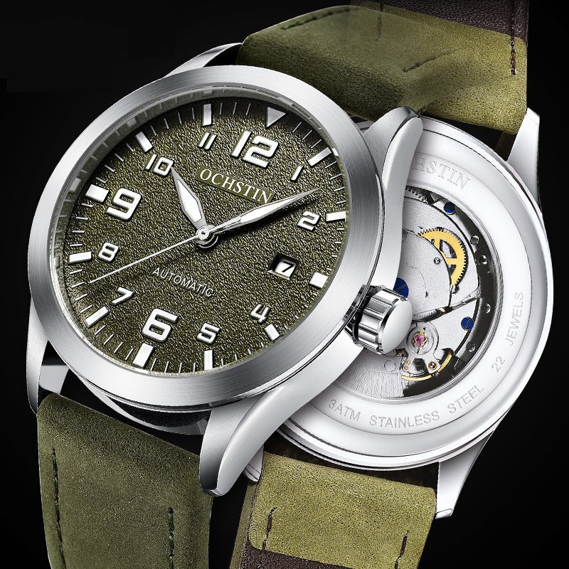 Retro Lederuhr