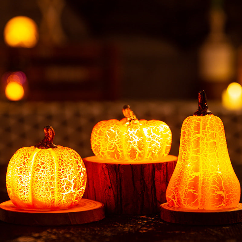 Halloween Kürbis-LED-Lampe · Orange