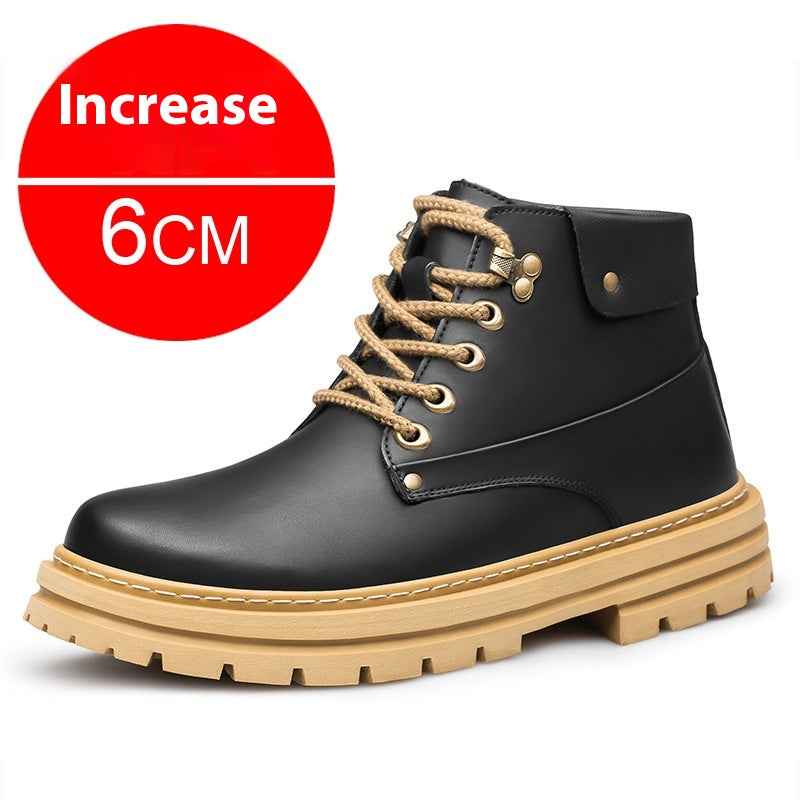 Worker-Boots Herren Sneaker mit verstecktem Aufzugsystem – Bild 9 | LuxeStyle