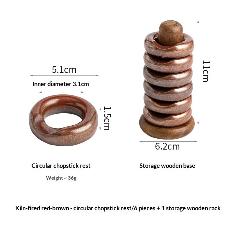 Essstäbchen-Ablagen aus Keramik