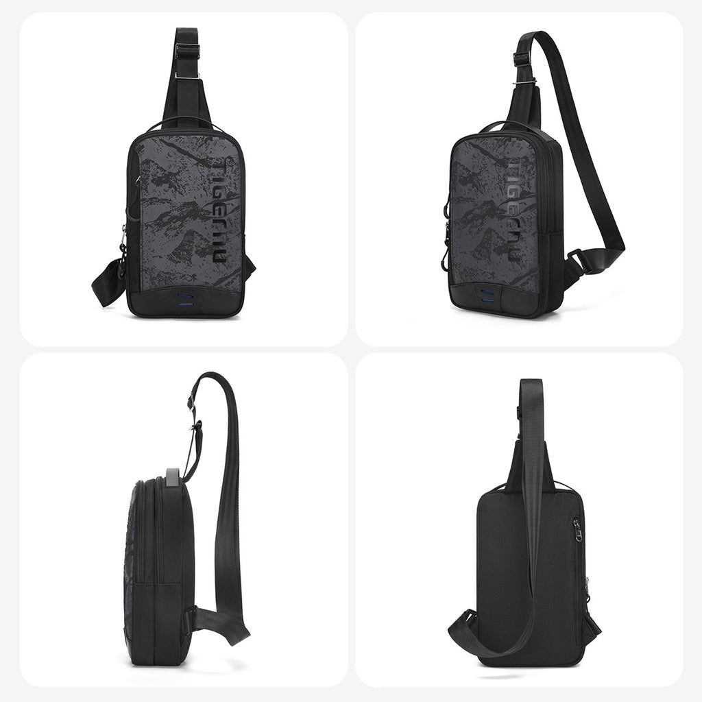 Brusttasche für Herren: Camouflage oder Schwarz – Bild 10 | LuxeStyle