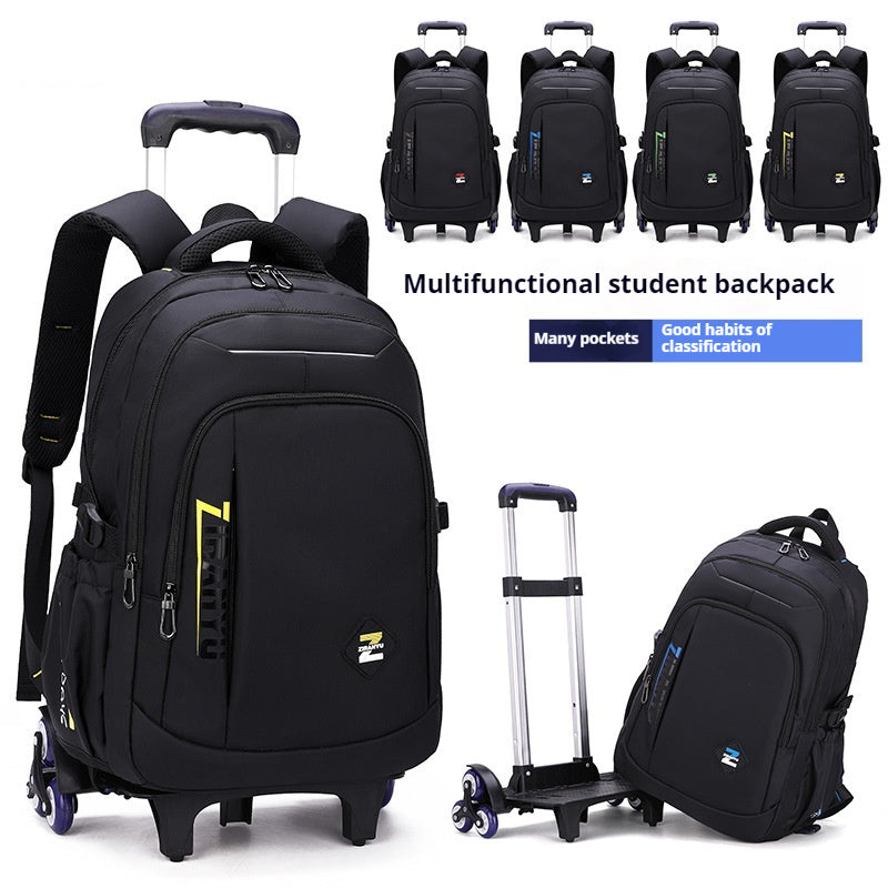 Trolley-Schulrucksack mit Rollen