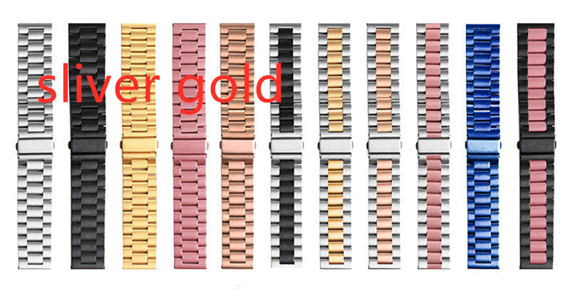 Uhrenarmband aus Edelstahl, dreireihig – Ansicht 8