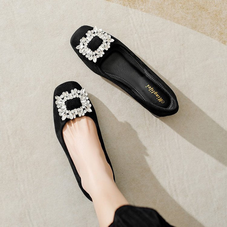 Elegante Pumps mit eckiger Zehenpartie