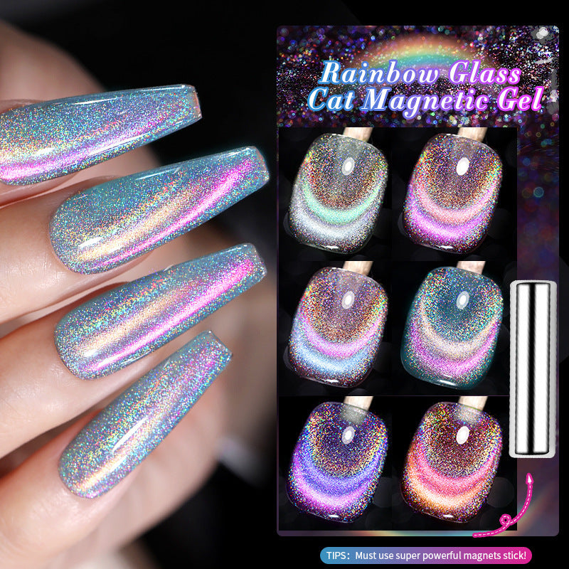 Regenbogen-Katzenauge-Gel-Lack – Bild 2 | LuxeStyle