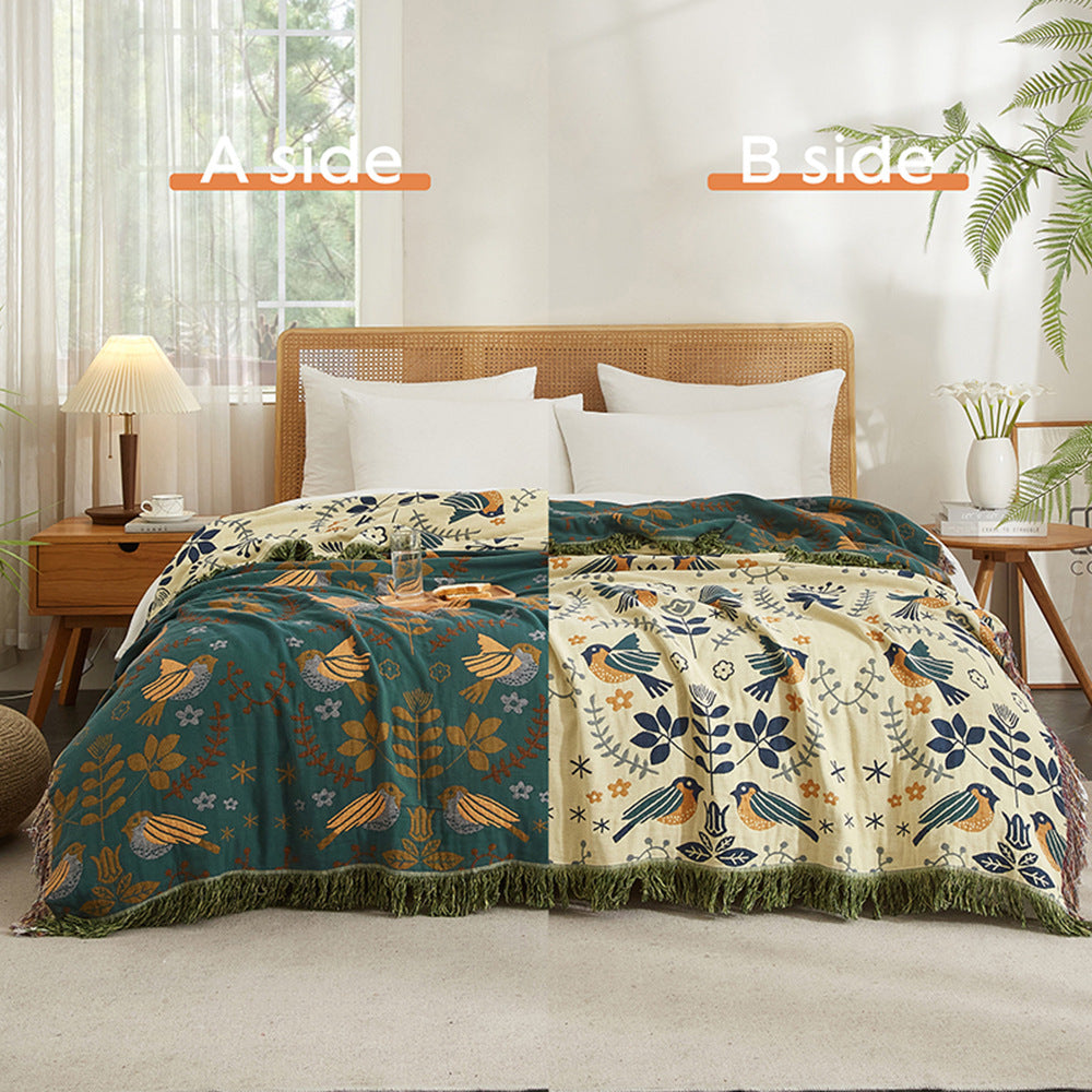 Boho-Muster-Decke