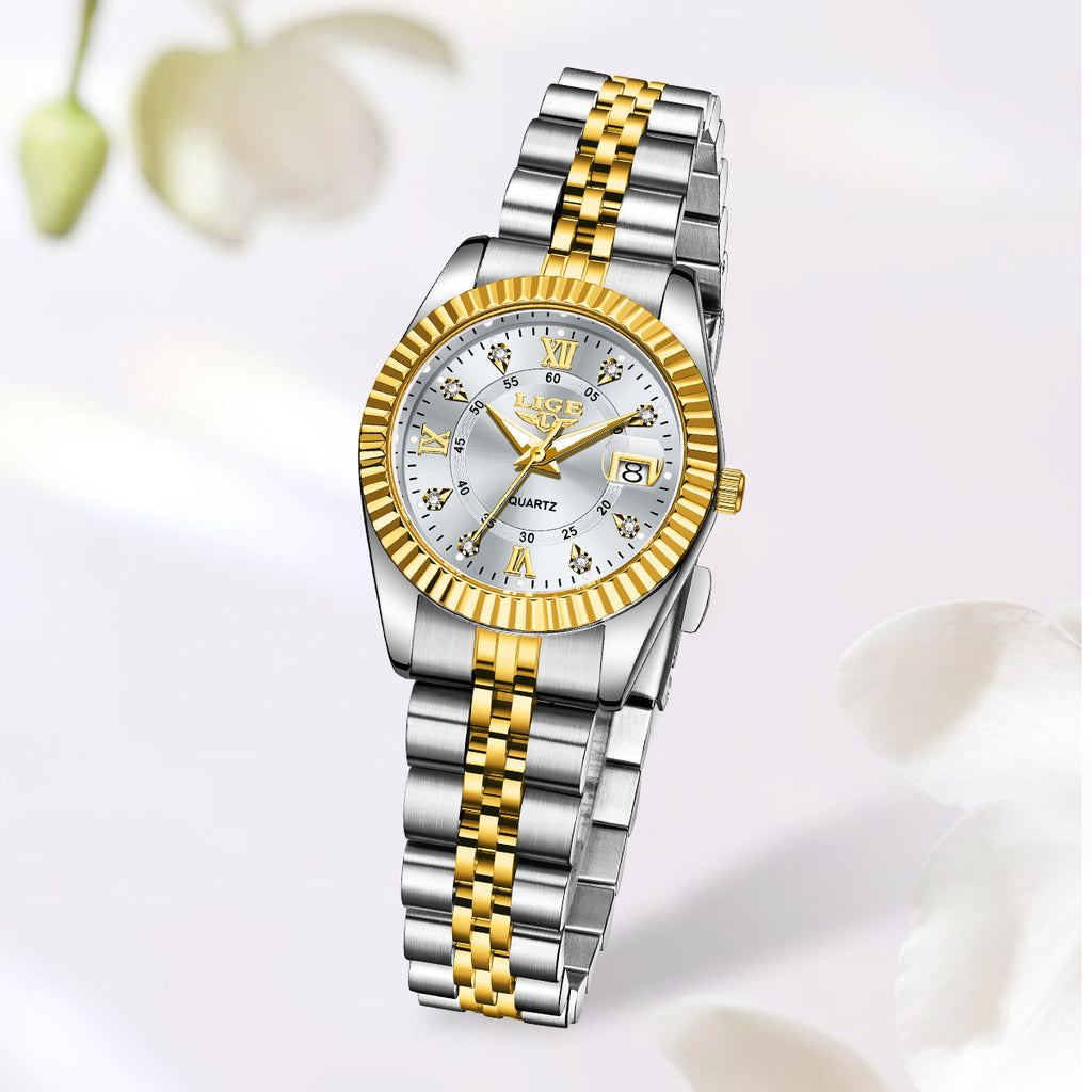 Wasserdichte Paaruhren Quarz Damen