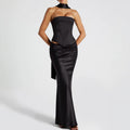 Elegantes zweiteiliges Damenkleid mit Bindeband