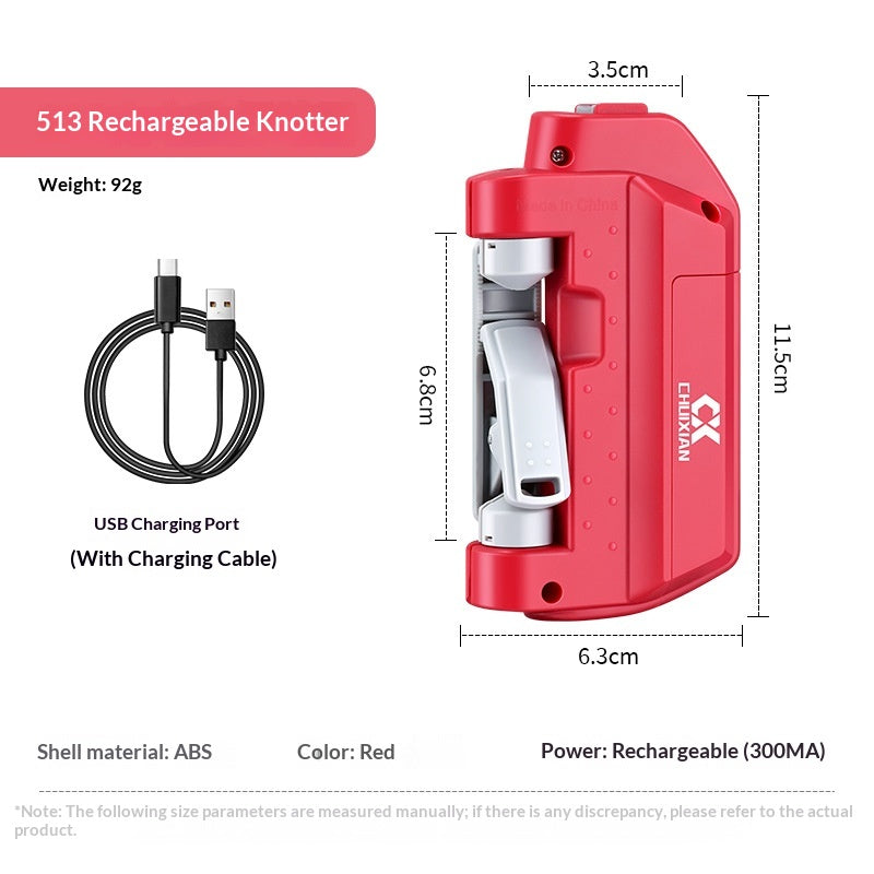 Automatischer Schnur-Knotter für Angelschnüre