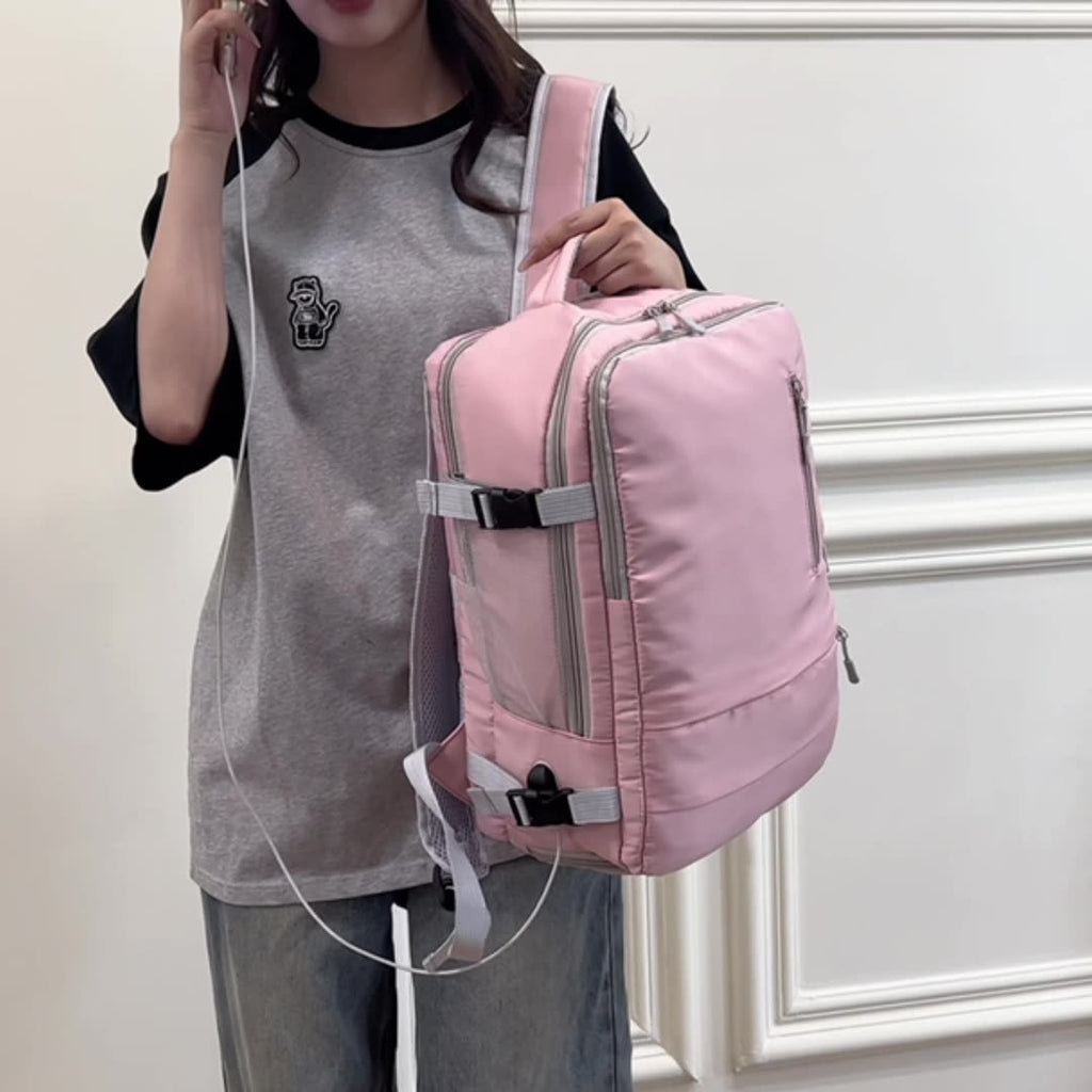 Leichter Damenrucksack mit viel Stauraum – Bild 9 | LuxeStyle