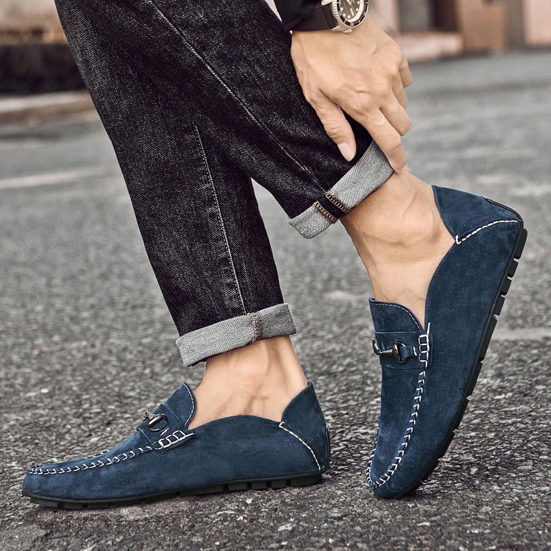 Schuh aus Leder mit atmungsaktiver Sohle – Bild 1 | LuxeStyle