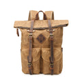 Retro Rucksack aus Canvas und Leder | LuxeStyle