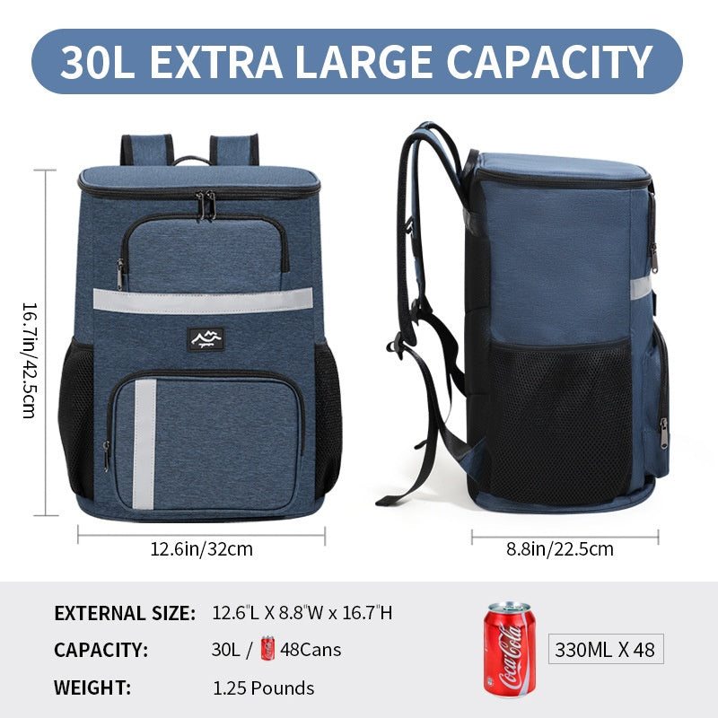 Rucksack aus Oxford-Stoff, schwarz – Bild 2 | LuxeStyle