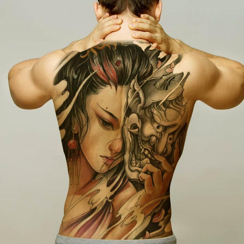 Rücken-Tattoo-Sticker