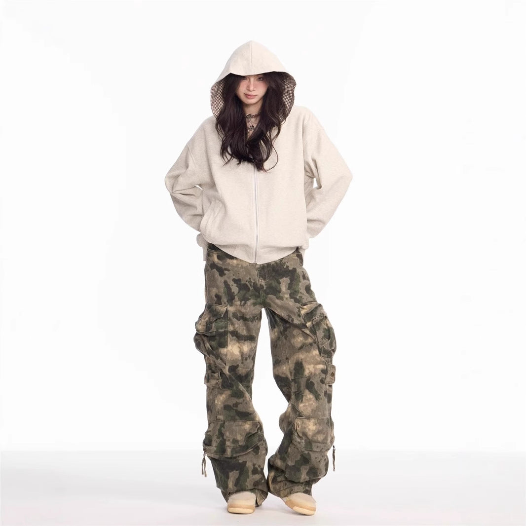 Camo-Hosen, robust, lose Passform