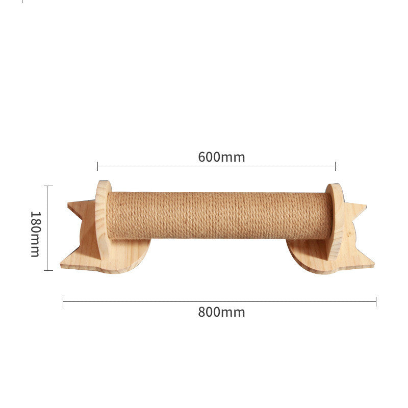 Katzen-Kletterwand aus Massivholz