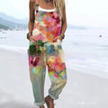 Trägerjumpsuit mit Blumenprint – Bild 1 | LuxeStyle