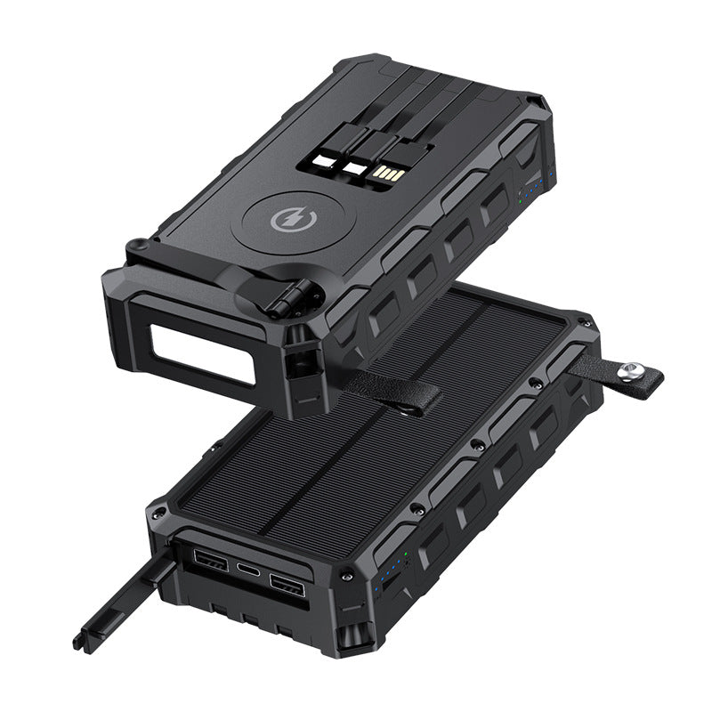 Solar Powerbank mit Kurbel