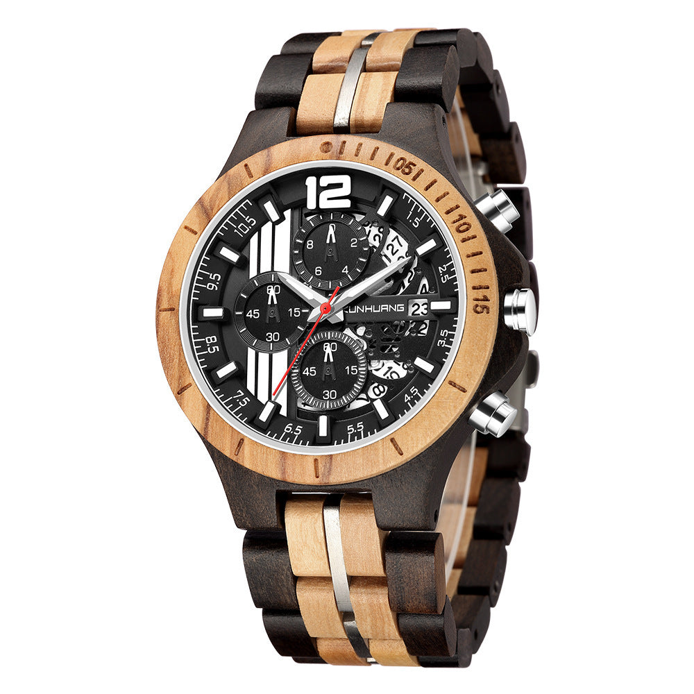Retro Quarz Multifunktionsuhr für Herren – Bild 4 | LuxeStyle