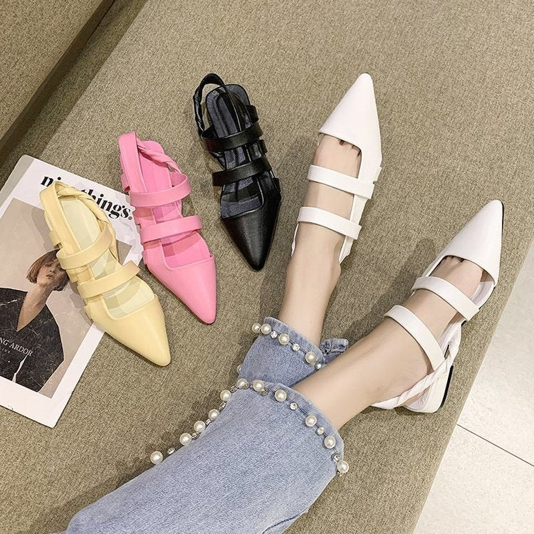 Sandalen mit spitzer Zehenpartie – Bild 6 | LuxeStyle