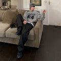 Pullover mit Buchstaben-Stickerei