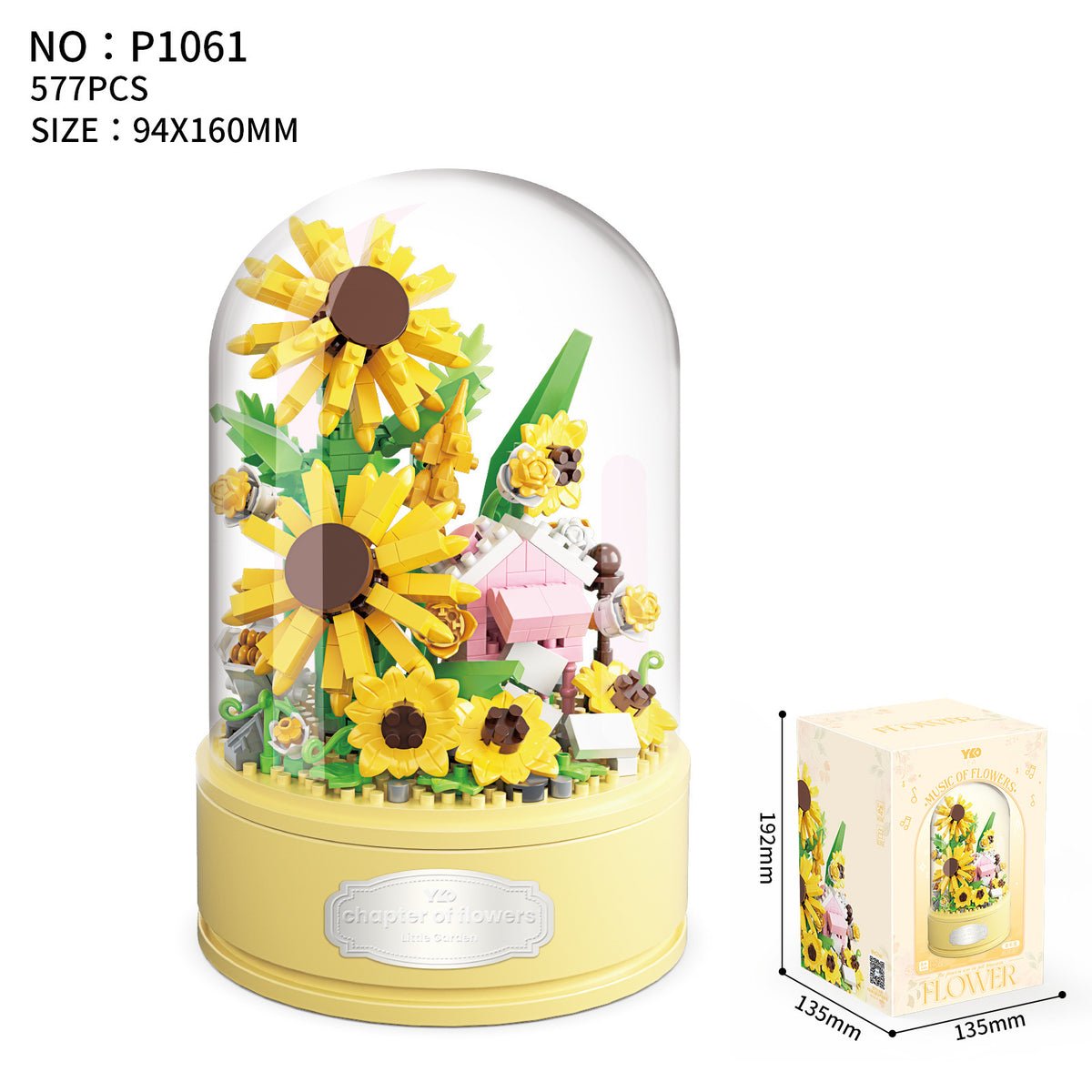 Blumenstrauss-Musikbox Baustein-Set – Bild 6 | LuxeStyle