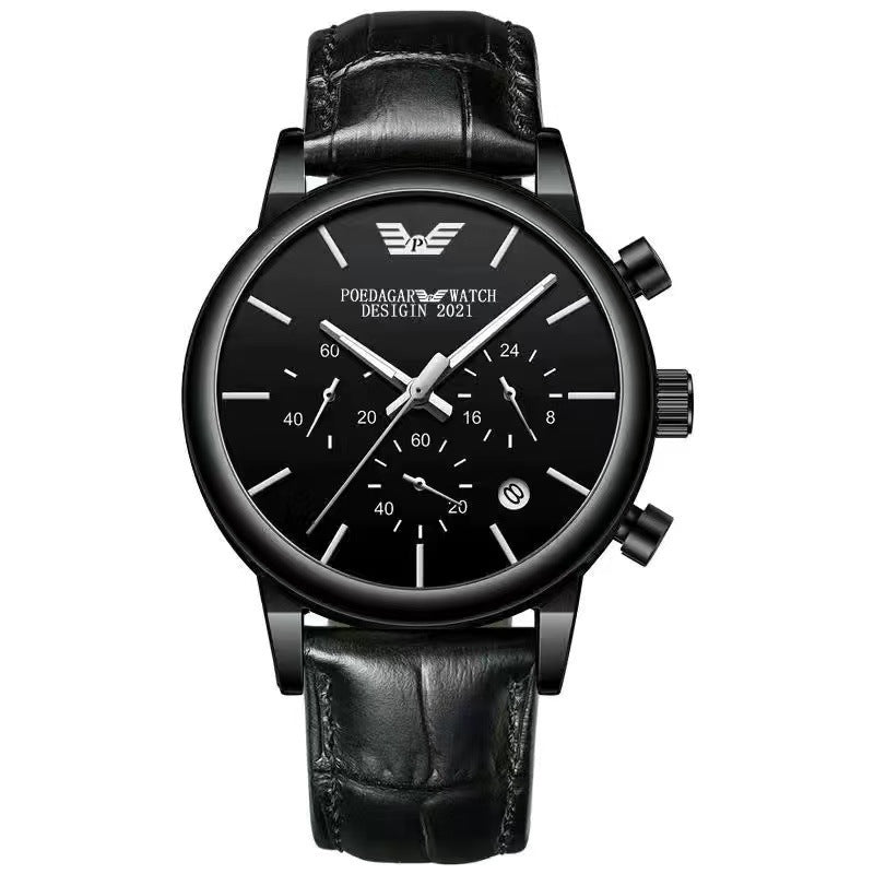 Multifunktionale, wasserdichte Herrenuhr mit Leuchtfunktion – Bild 7 | LuxeStyle