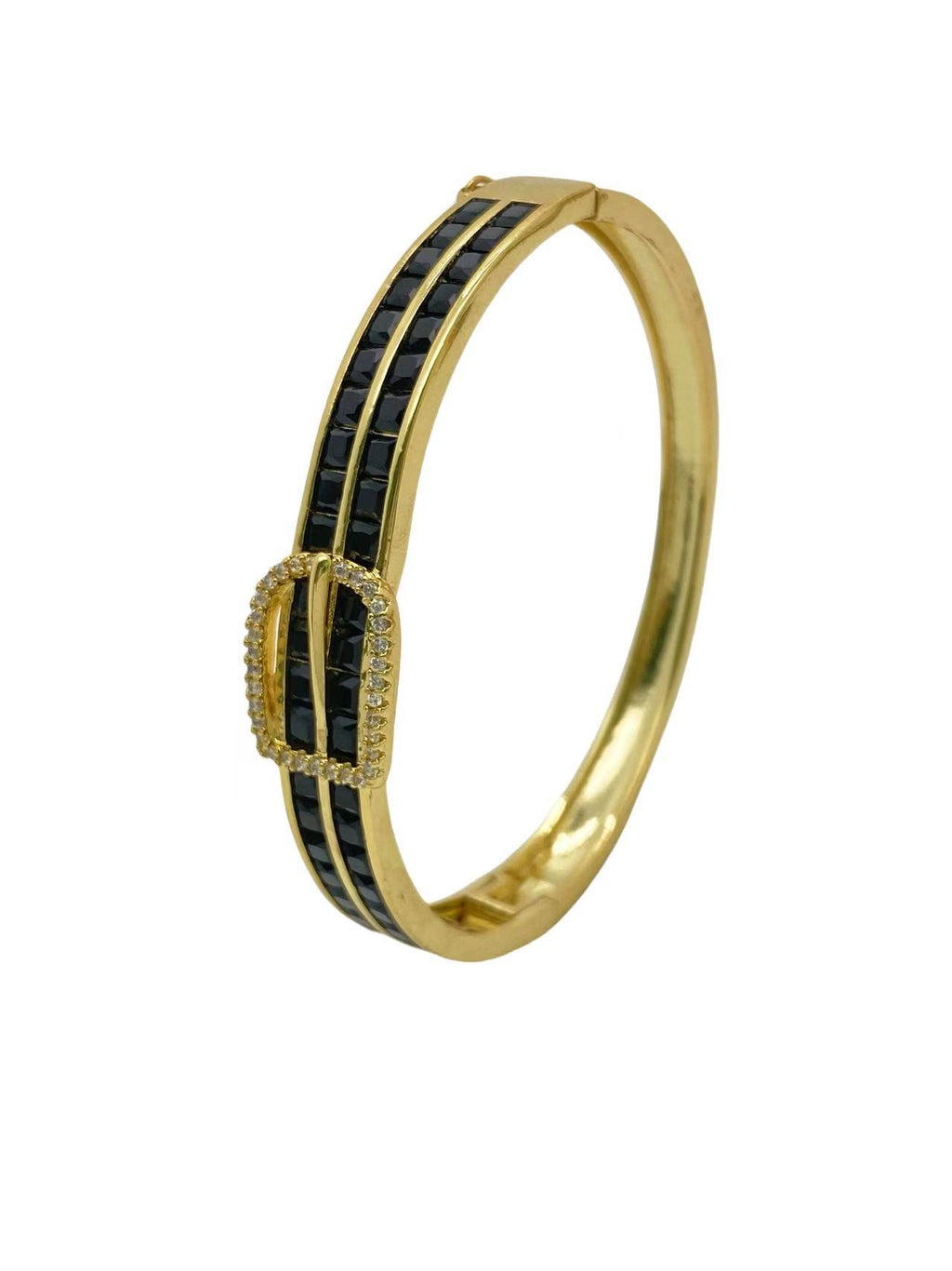 Armband mit Zirkonia und Hufeisen-Schnalle – Bild 8 | LuxeStyle