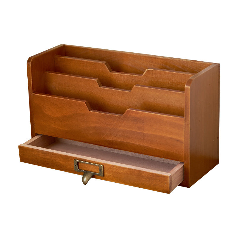 Holz-Desktop-Organizer
