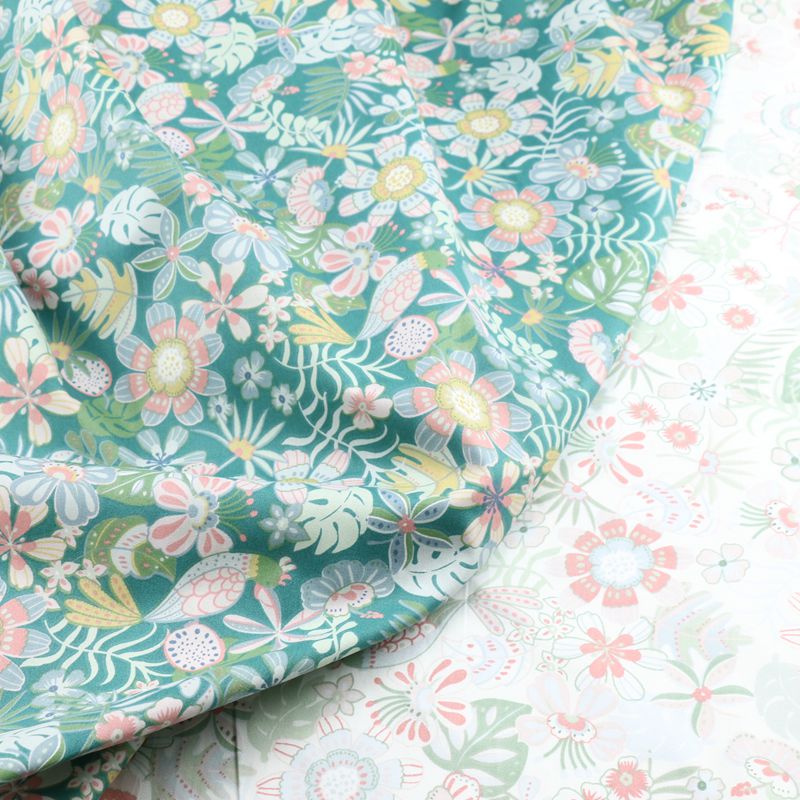 Blumen Baumwollstoff (235 cm breit) – Bild 4 | LuxeStyle