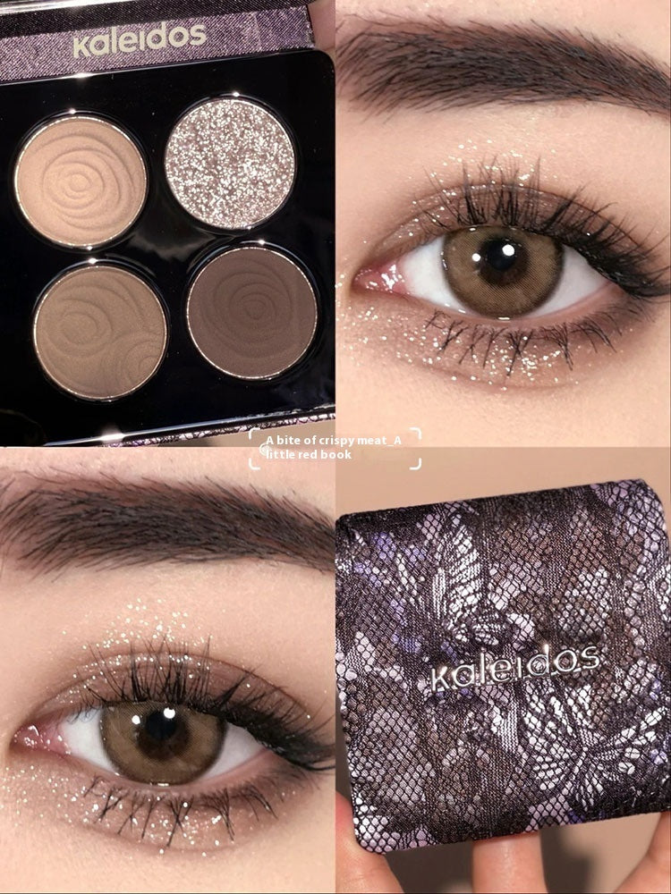 Vierfarbige Lace-Augen-Schatten-Palette