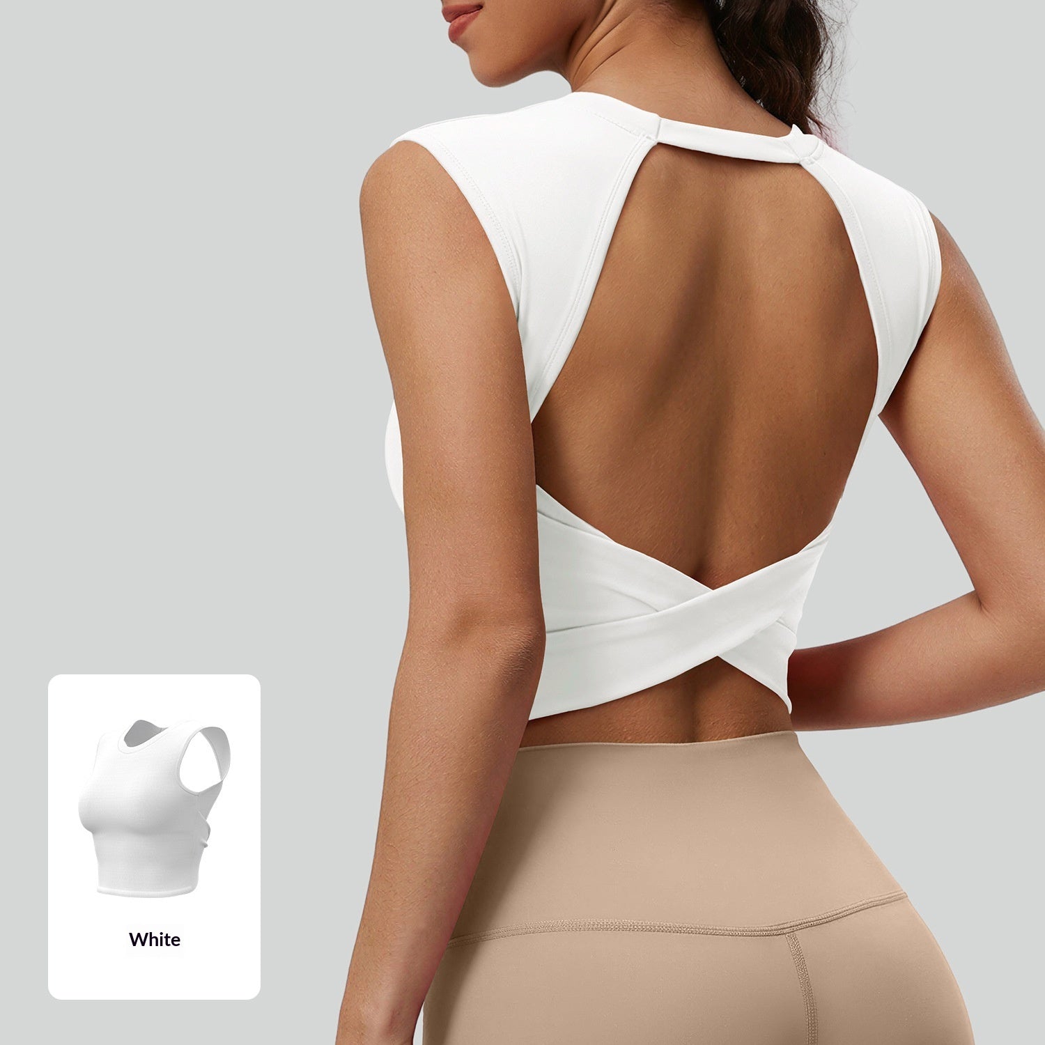 Sportliches Top mit integriertem BH