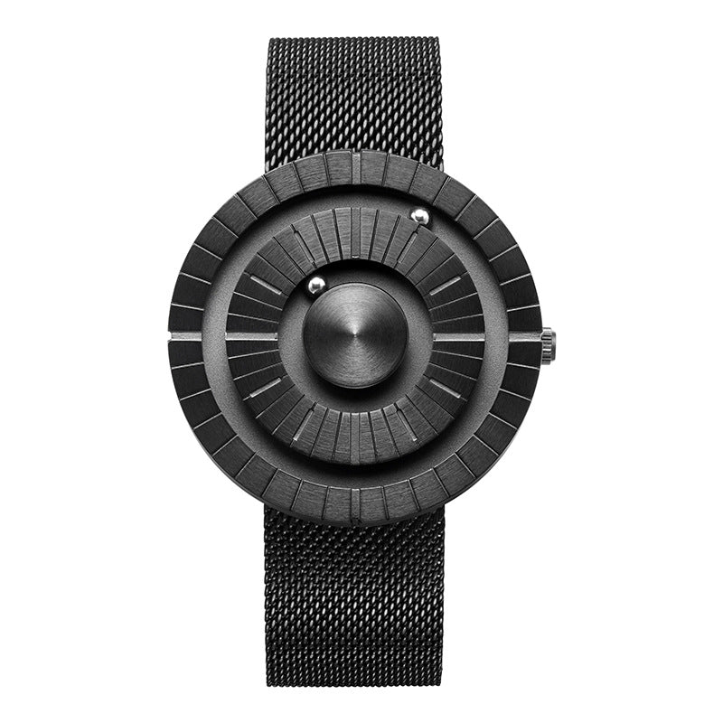 Magnetische Perlen-Herrenuhr mit Edelstahlarmband – Bild 5 | LuxeStyle