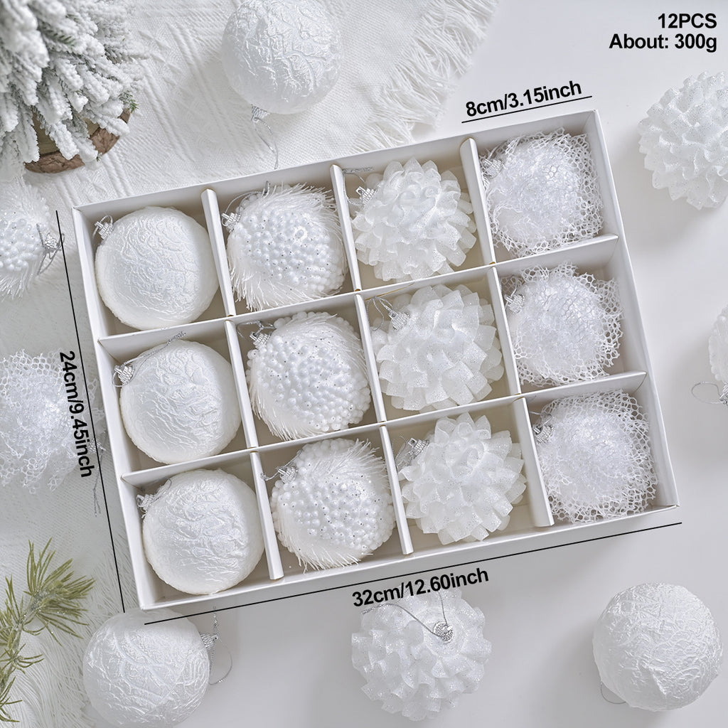 Glitzernder Weihnachtsball aus Schaumstoff – Bild 2 | LuxeStyle
