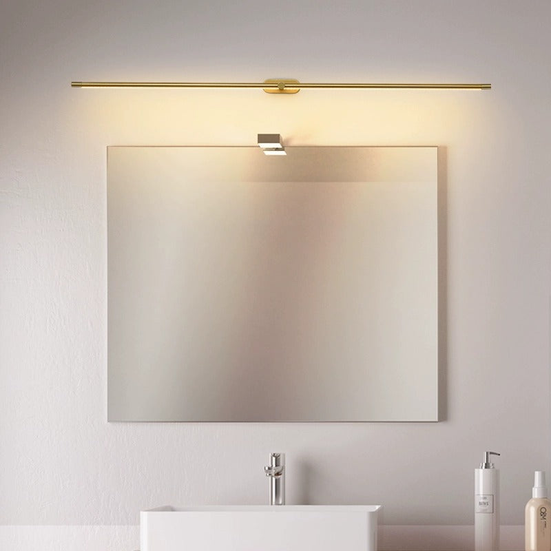 Moderne Spiegellampe mit 3 Lichtfarben und Nebelresistenz