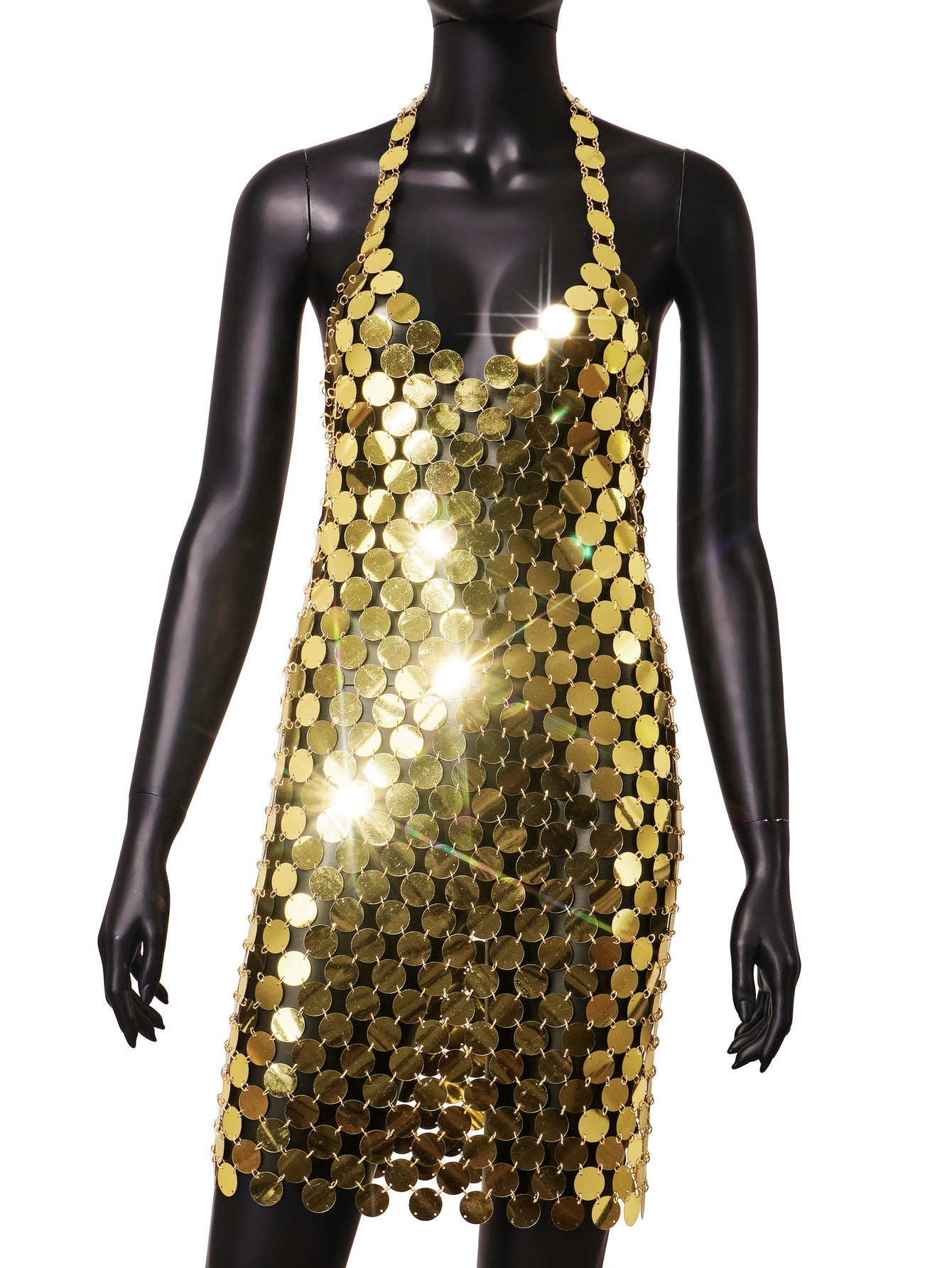 Sequined Minikleid