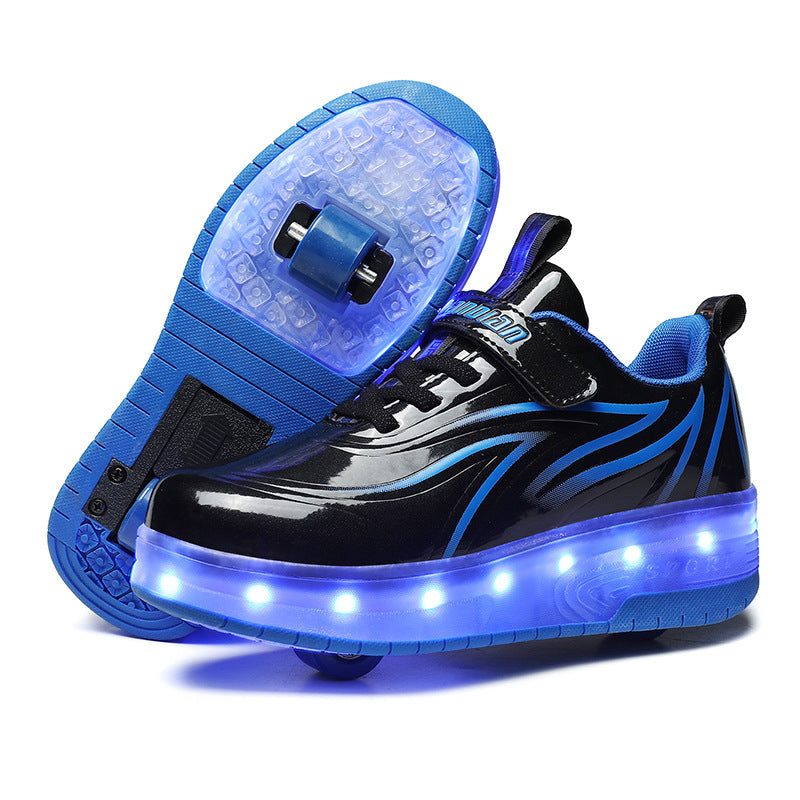 LED-Rollschuhe für Kinder, aufladbar – Bild 4 | LuxeStyle