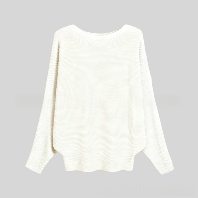 Strickpullover mit Fledermausärmeln – Bild 1 | LuxeStyle