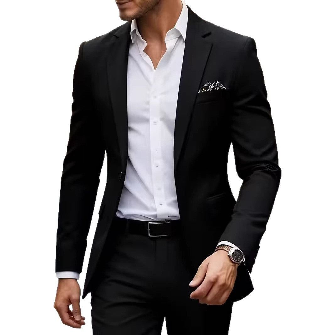 Business-Casual Anzug Color-Block für junge Männer – Ansicht 6