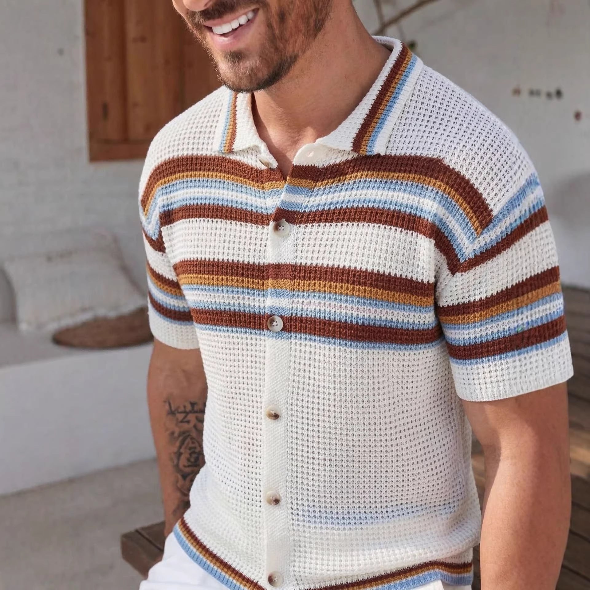 Retro-Polo-Shirt