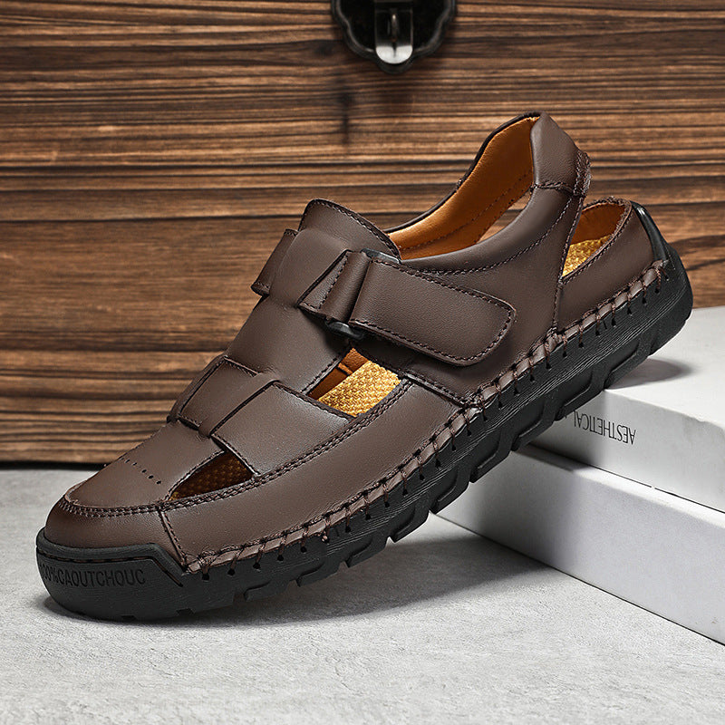Herren Leder-Sandalen Adriano