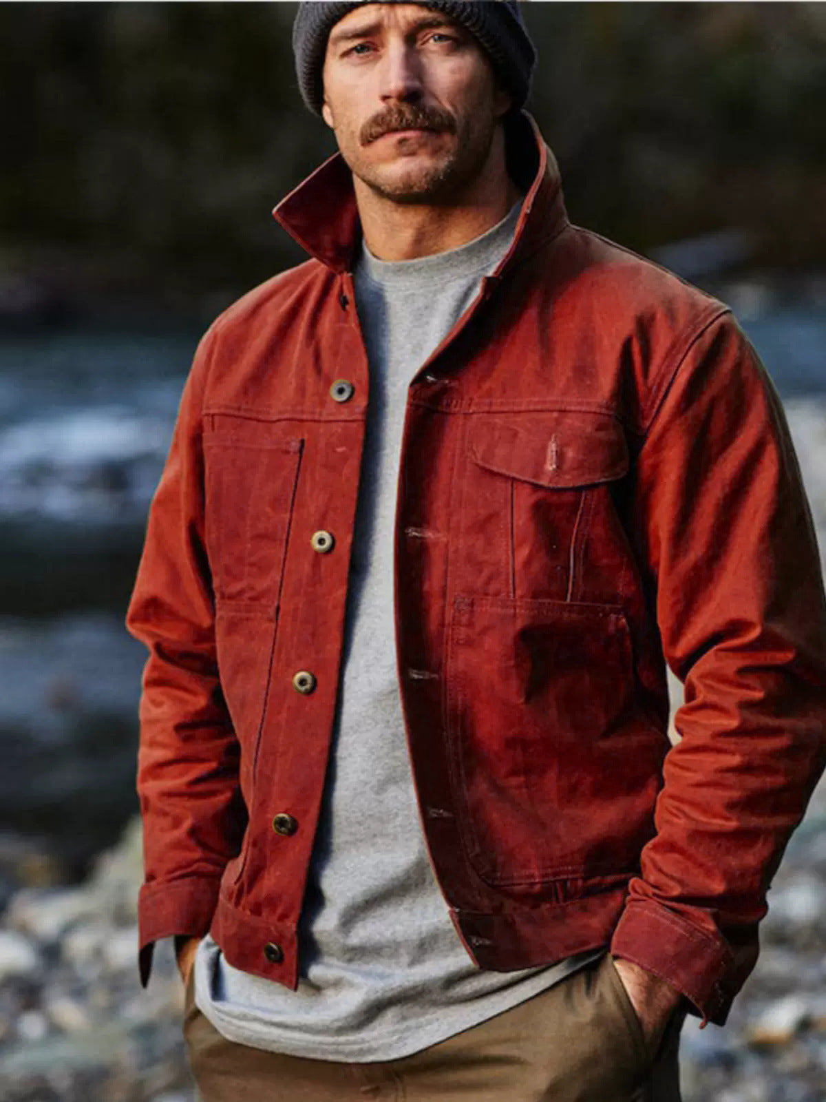 Retro Strickjacke für Herren – Bild 1 | LuxeStyle