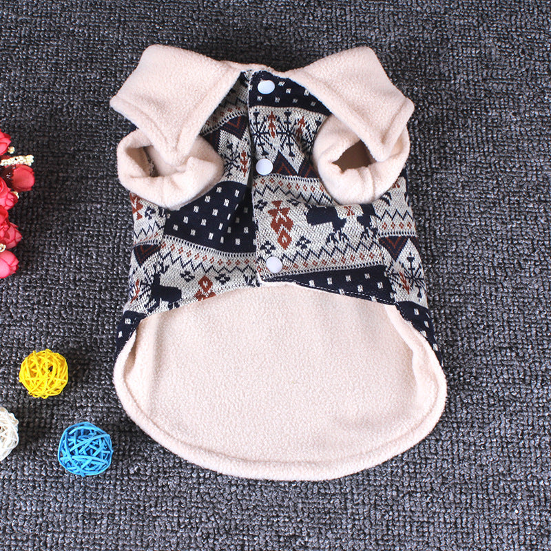 Hunde-Winterpullover mit Weihnachts-Jacquard – Bild 4 | LuxeStyle