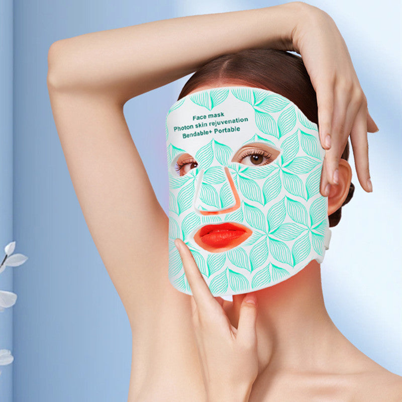 LED Silikonmaske zur Hautverjüngung