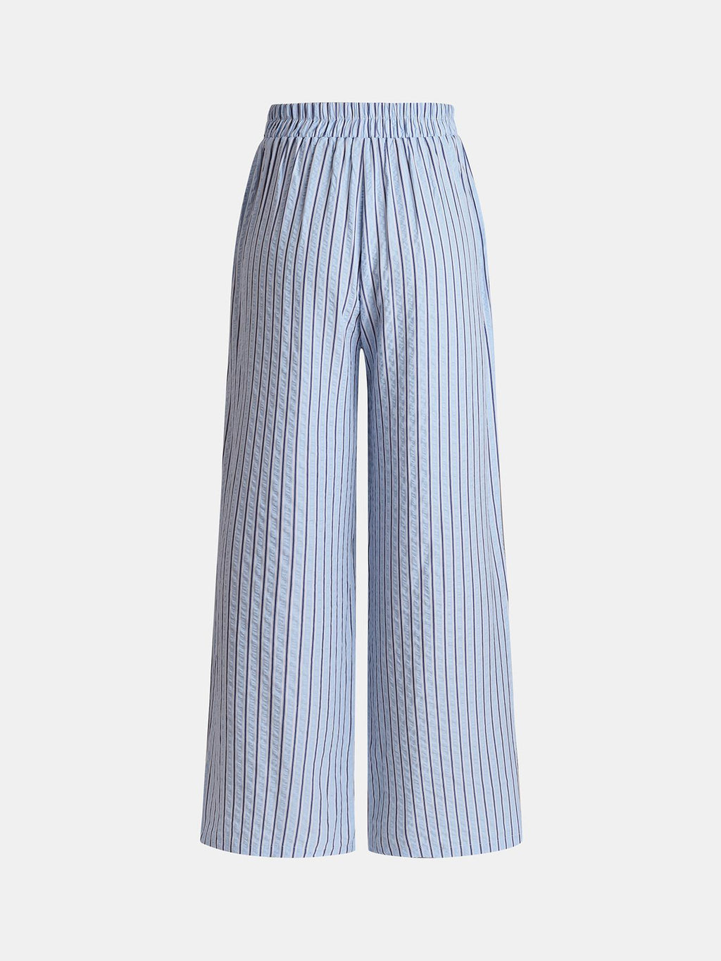 Gestreifte Wide-Leg Hose im Yamamoto-Stil