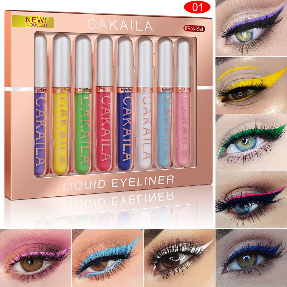 CAKAILA 8er-Set Flüssig-Eyeliner – Bild 3 | LuxeStyle