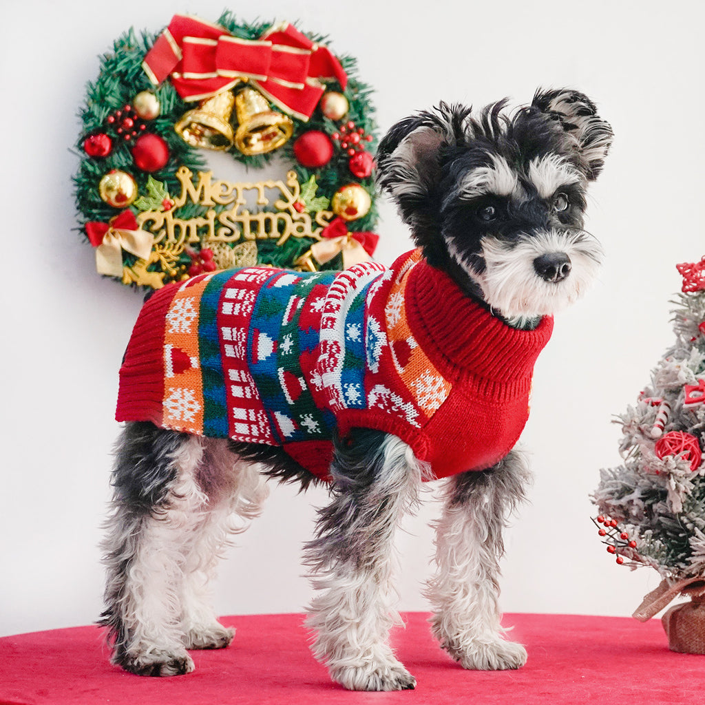 Herbst- und Winterweihnachtspullover für Hunde – Bild 4 | LuxeStyle