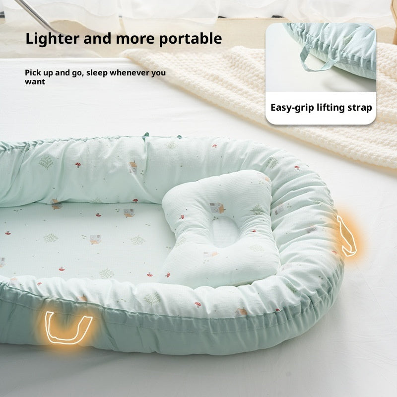 Babybett im Uterus-Design aus reiner Baumwolle