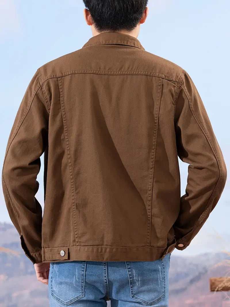 Gut sitzende Jeansjacke für Herren – Y035S – Ansicht 8