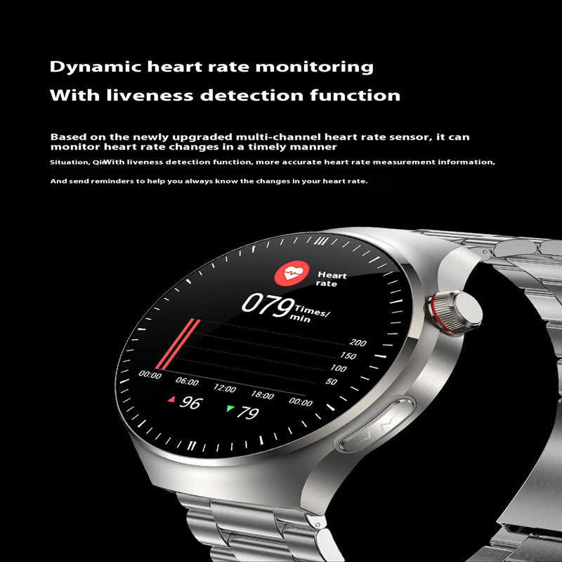Smartwatch mit EKG, Körperanalyse und Bluetooth-Anruf